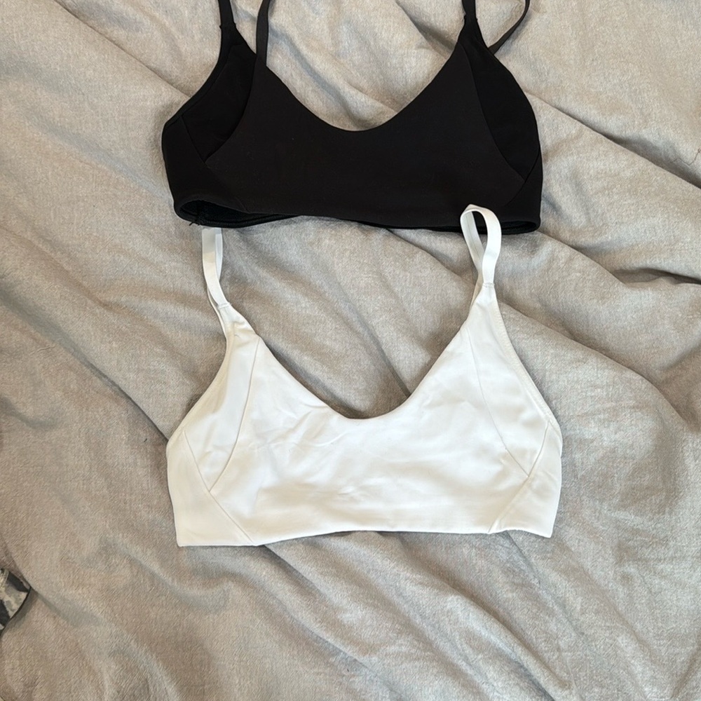 Black and White Bralette Set